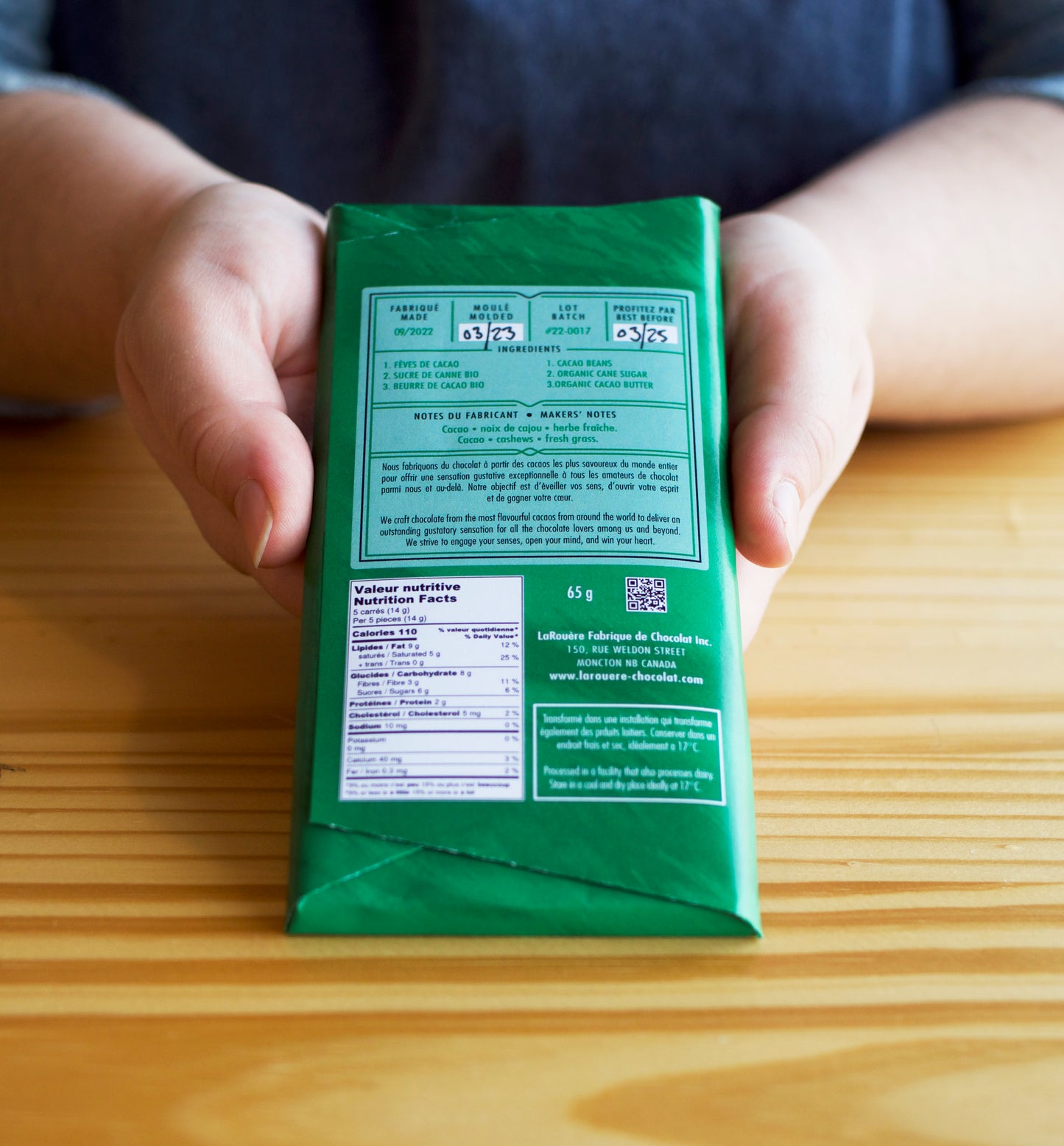 Venezuela, Seboruco 80,5% – Chocolat Noir / Dark Chocolate – #22-0017