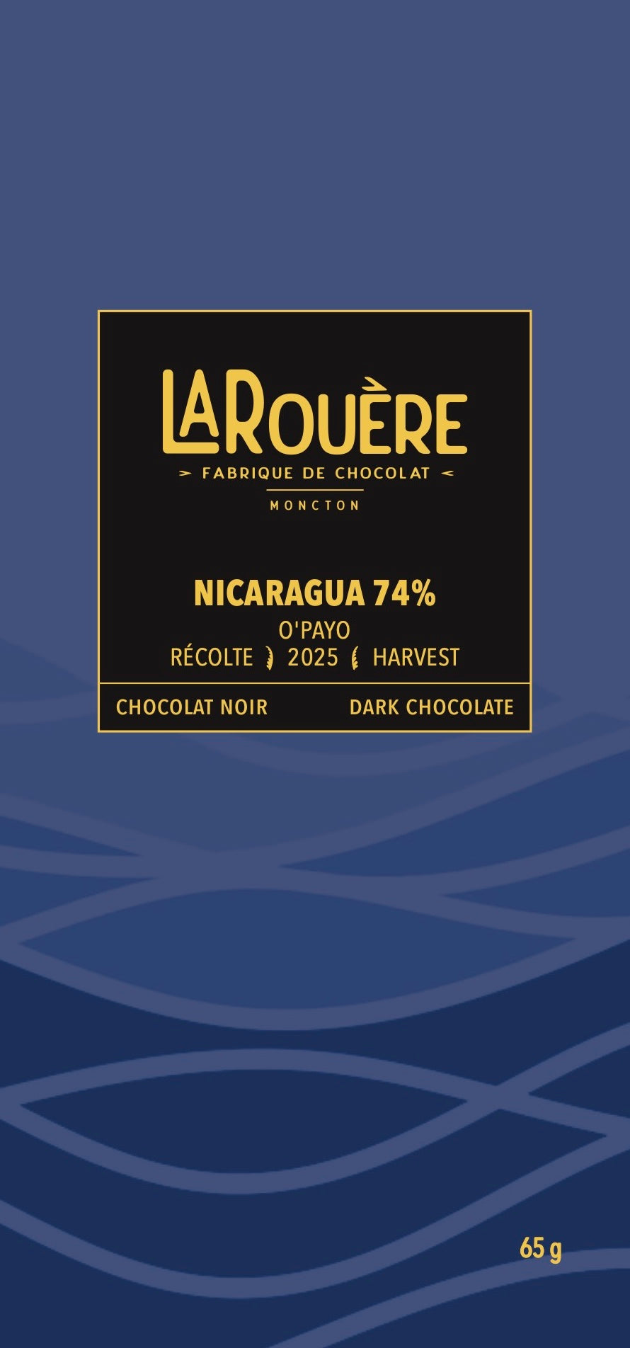 Nicaragua, O'Payo 74% – Chocolat Noir / Dark Chocolate