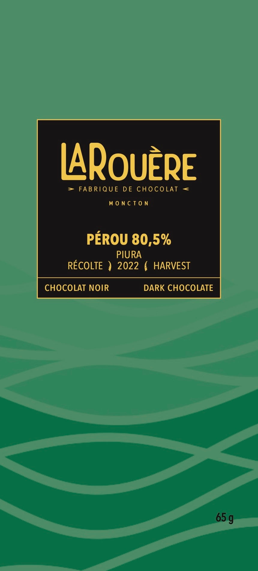 Pérou, Piura 80,5% – Chocolat Noir / Dark Chocolate