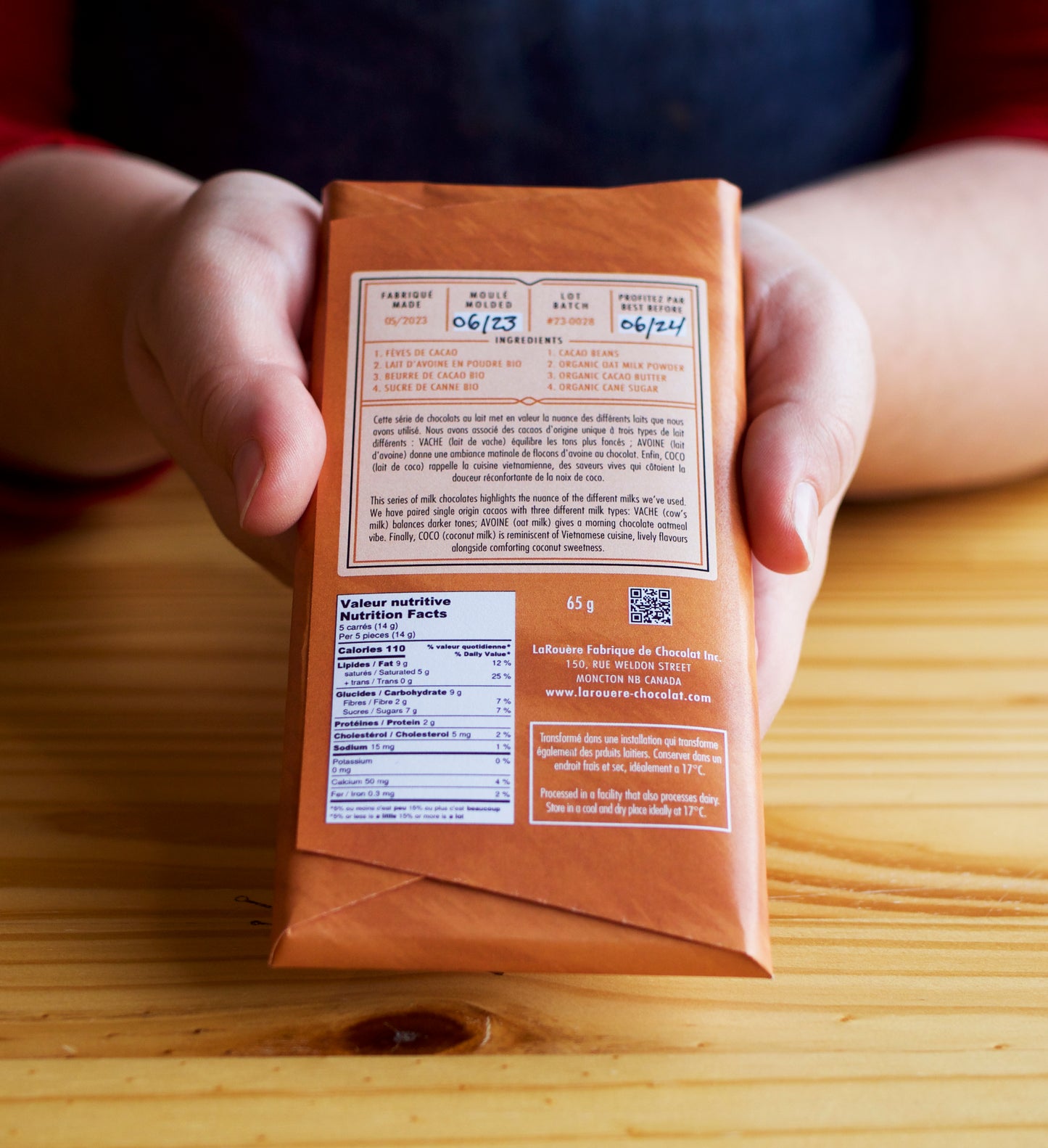 Avoine — Chocolat Lait Foncée / Dark Milk Chocolate 54,5% – #23-0028