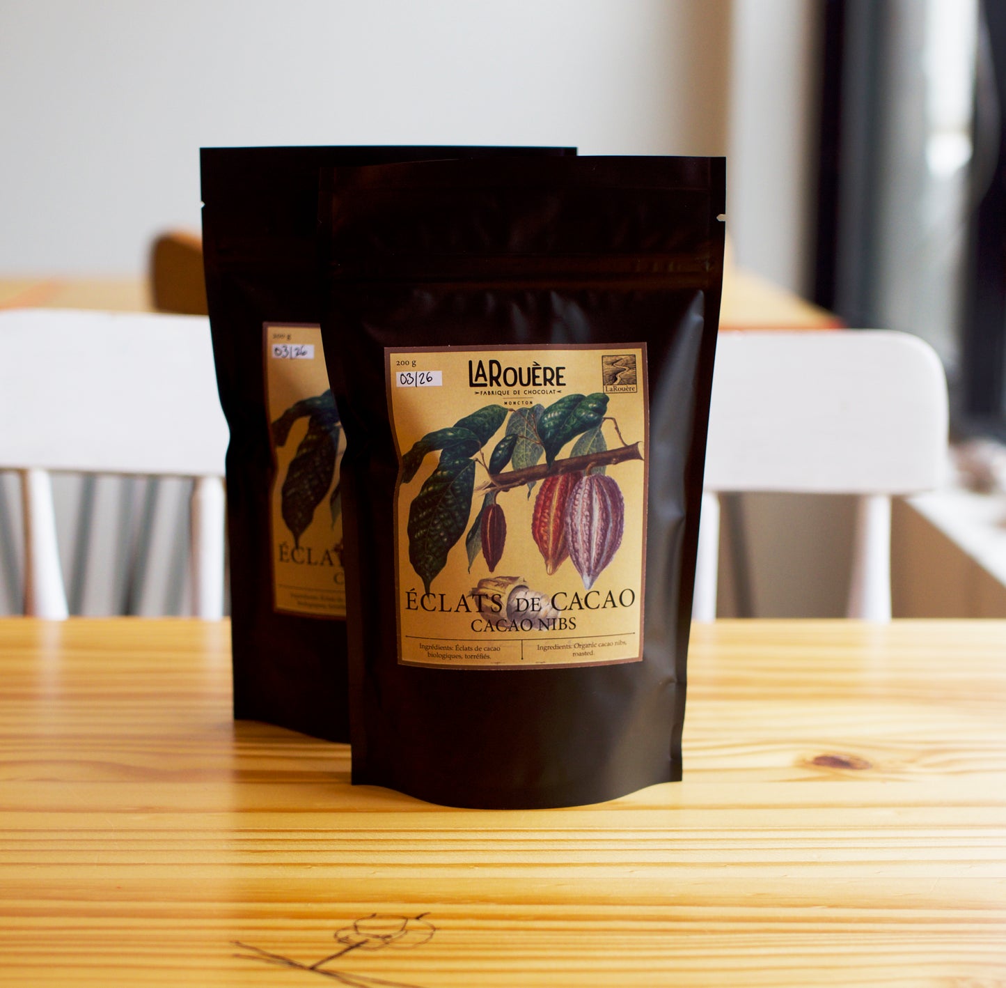 Éclats de cacao torréfiés / Roasted Cacao Nibs