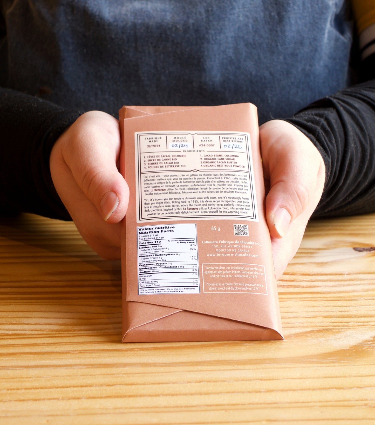 La Betterave – Chocolat noir 70%
