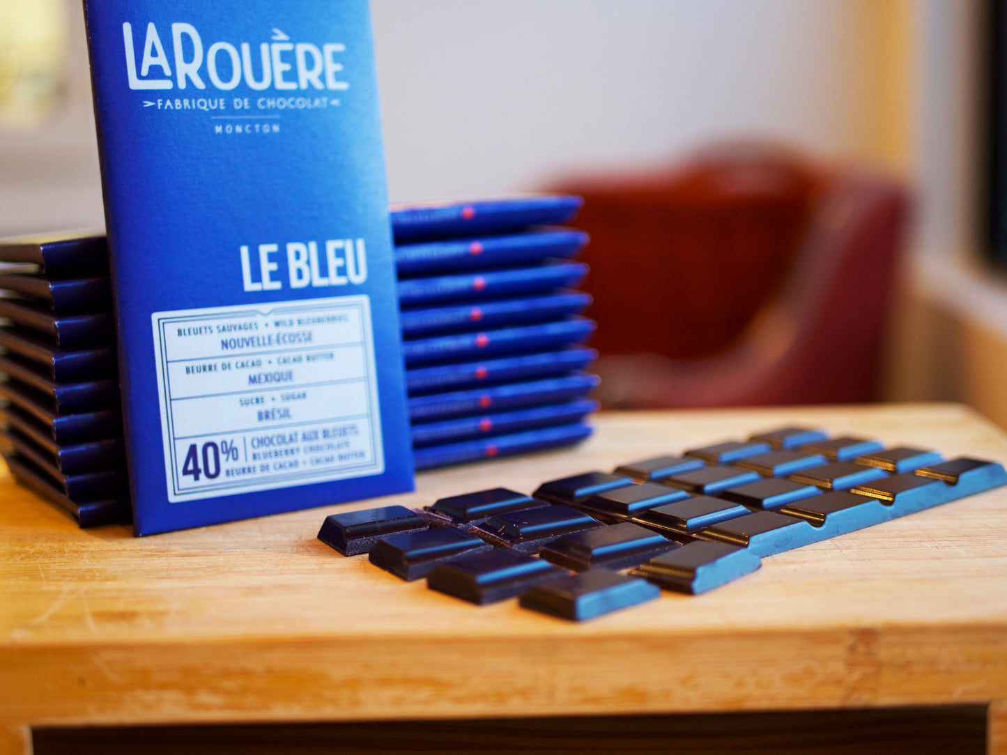 LeBleu – Chocolat aux bleuets / Blueberry Chocolate