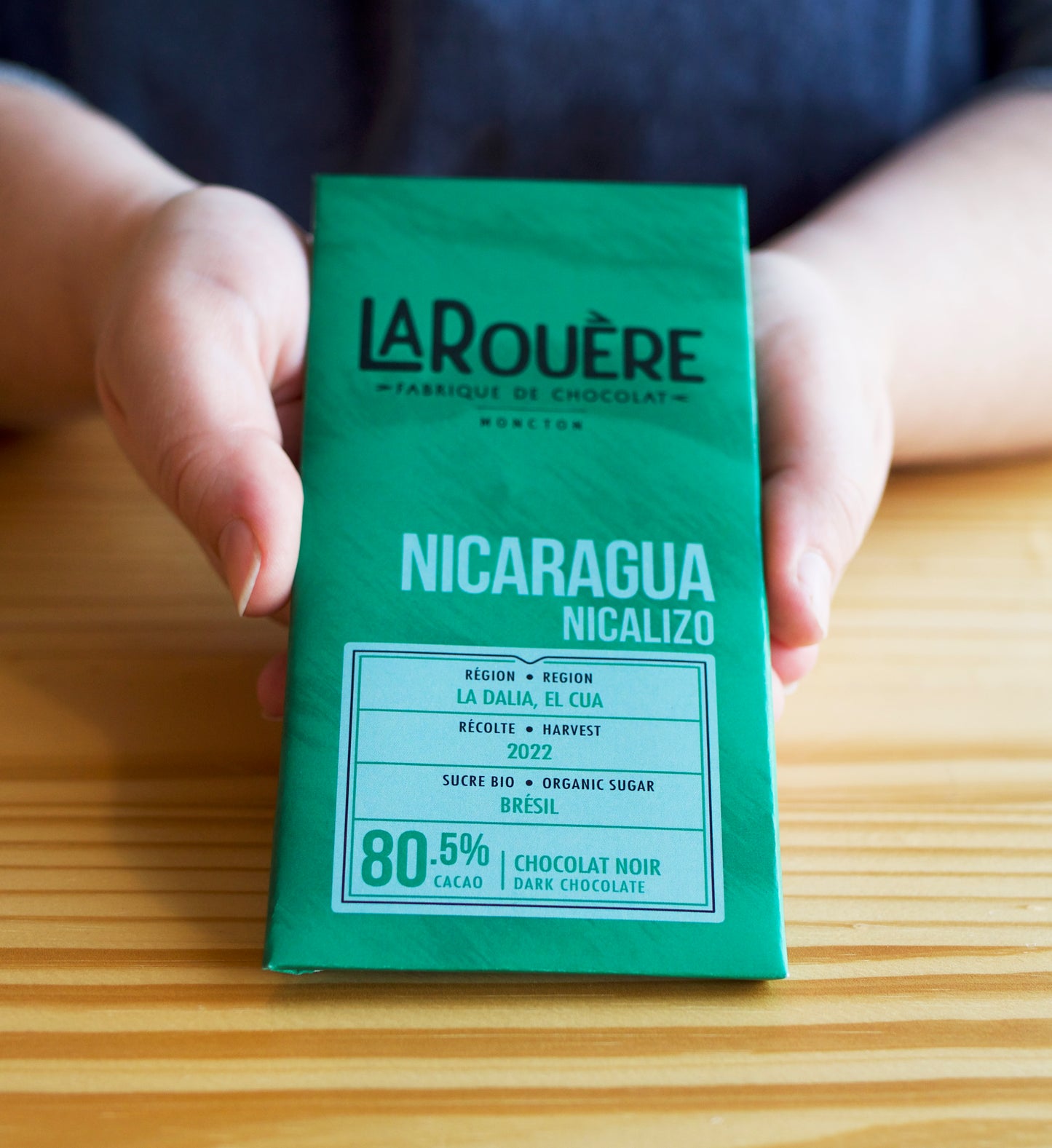 Nicaragua, Nicalizo 80,5% – Chocolat Noir / Dark Chocolate – #22-0031