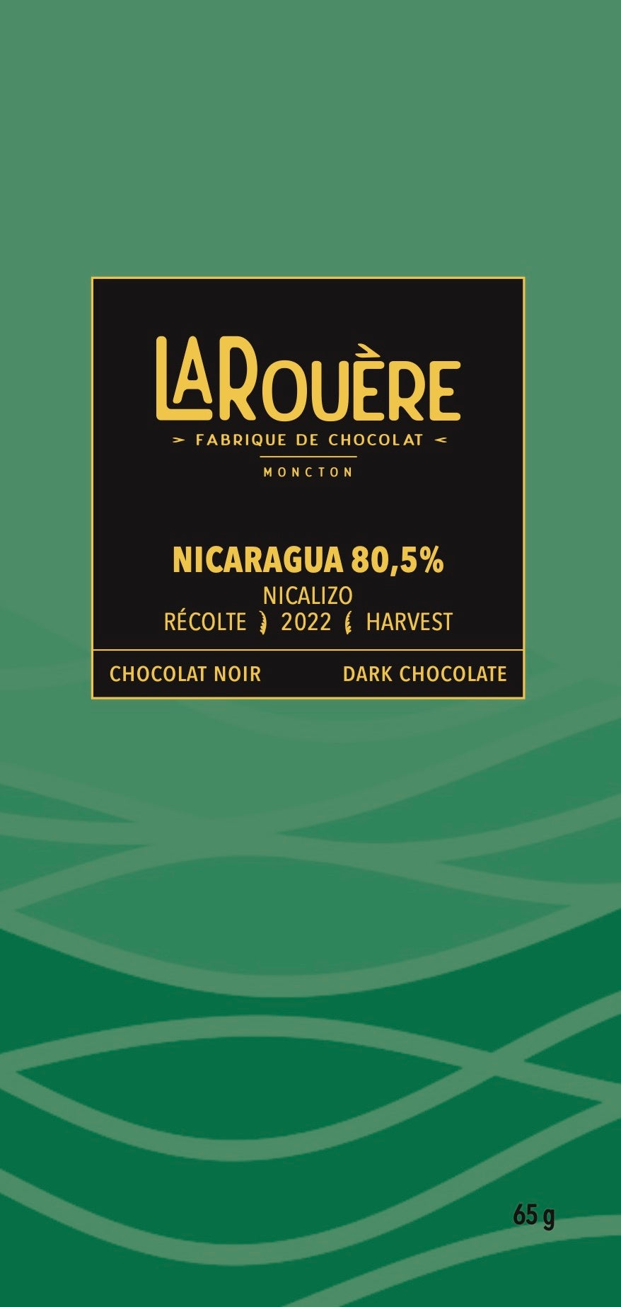Nicaragua, Nicalizo 80,5% – Chocolat Noir / Dark Chocolate