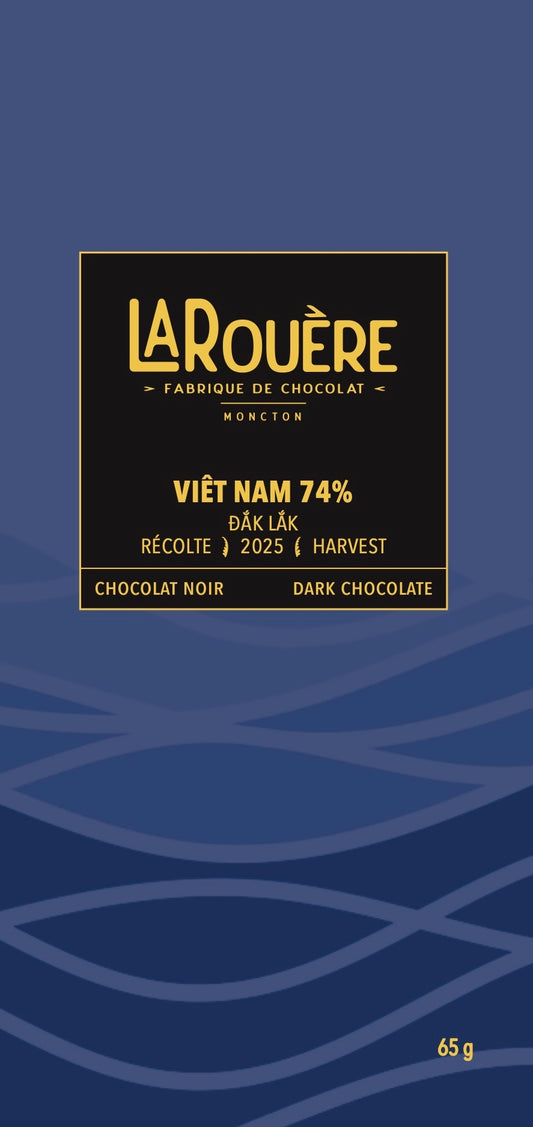 Viêt Nam 74% – Chocolat Noir / Dark Chocolate
