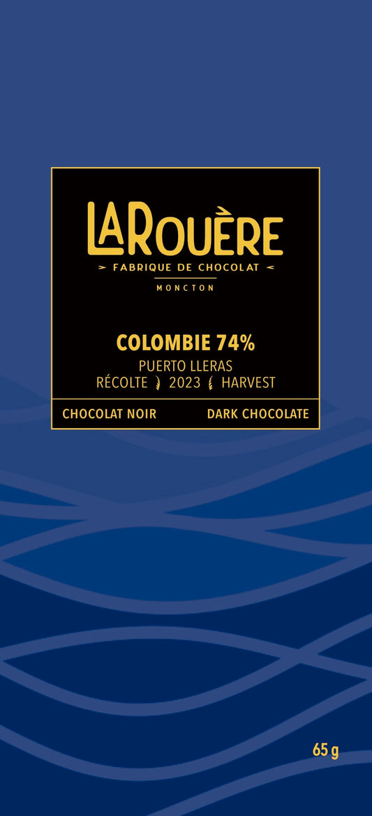 Colombie 74% – Chocolat Noir / Dark Chocolate